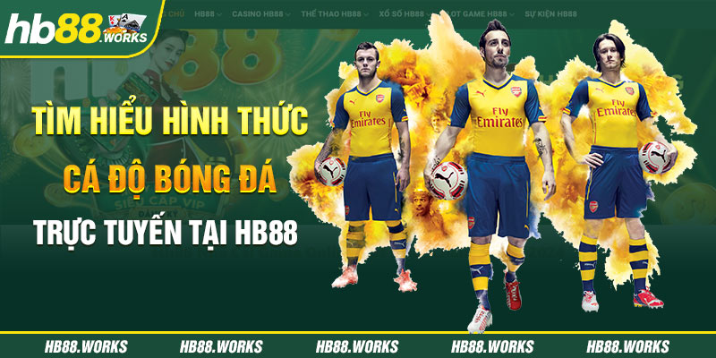 Tìm hiểu hình thức cá độ bóng đá trực tuyến tại HB88