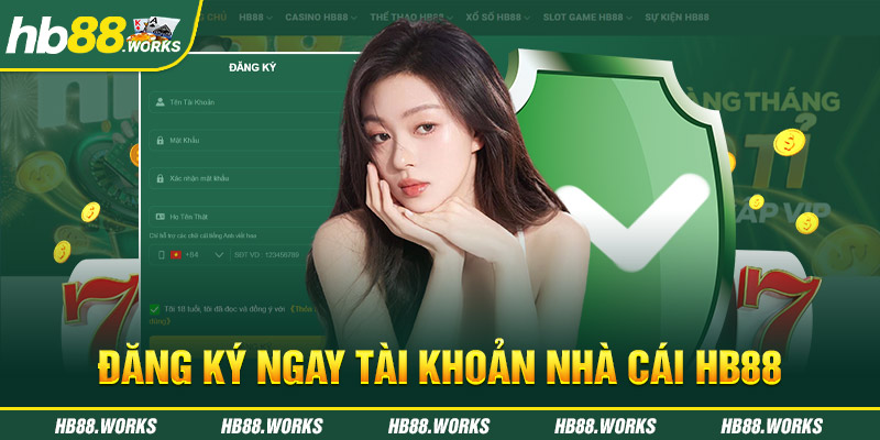 Đăng ký tài khoản nhà cái HB88