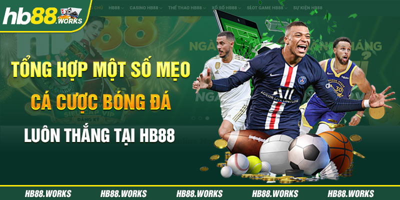 Tổng hợp một số mẹo cá cược bóng đá luôn thắng