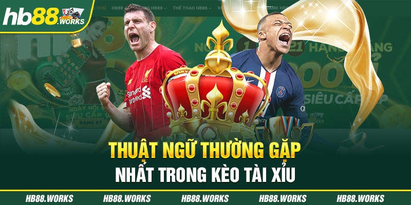 Thuật ngữ cá cược bóng đá thường gặp nhất trong kèo Tài Xỉu